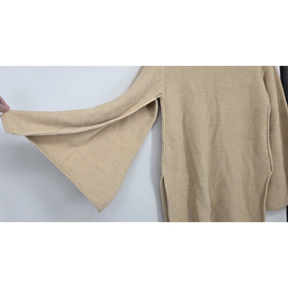 NWT $975 Arje Patmos Luxury Italian Cotton/Wool/Silk Sweater Knit Top Womens M - Picture 8 of 9